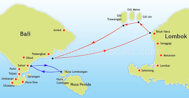 Ocean Star Route Map Ocean Star Route Map